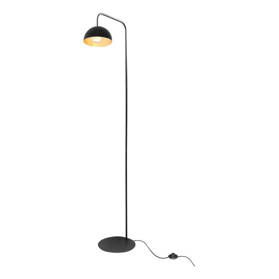 Lampara De Pie Luz Industrial Campana Lectura Living Led E27