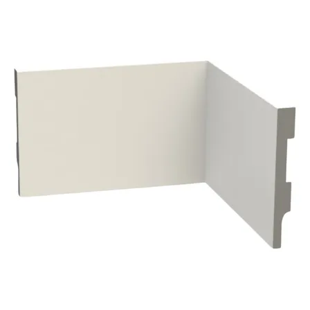 10 Barras Rodapé De Poliestireno 10 Cm Rende 20 M