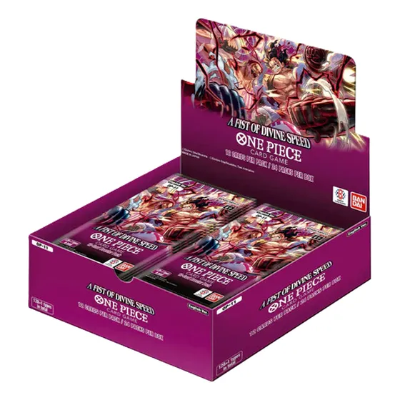 One Piece Cg A Fist Of Divine Speed Op-11 - Booster Box Caja Booster Box Inglés