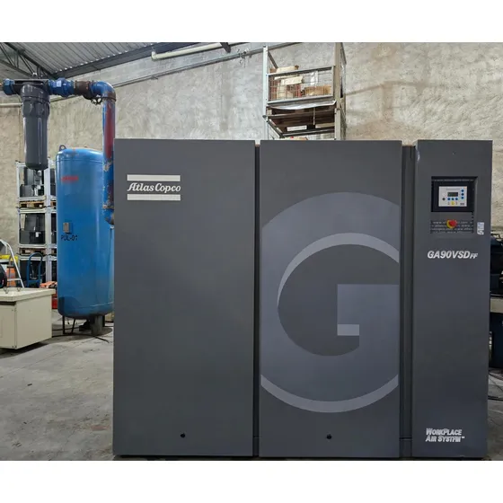 Compressores Atlas Copco Ga90vsdff - Eficiente E Compacto