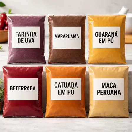 Farinha De Uva Puro Grão Pré Treino 600g Marapuama