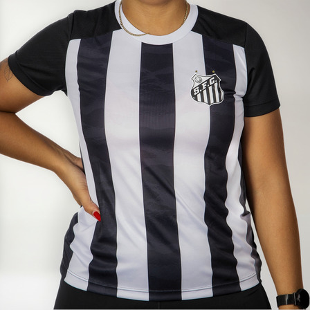 Camiseta Braziline Santos Matriz Feminina Camiseta Braziline Santos Matriz Feminina