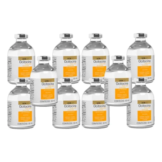 Kit 10 Unidades - Ocitocina 50ml Ucb Grande