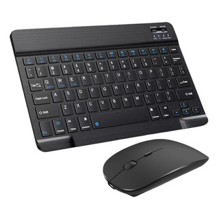 Teclado E Mouse Bluetooth Kit Preto P/ Tablet E Note Teclado E Mouse Bluetooth Kit Preto P/ Tablet E Note