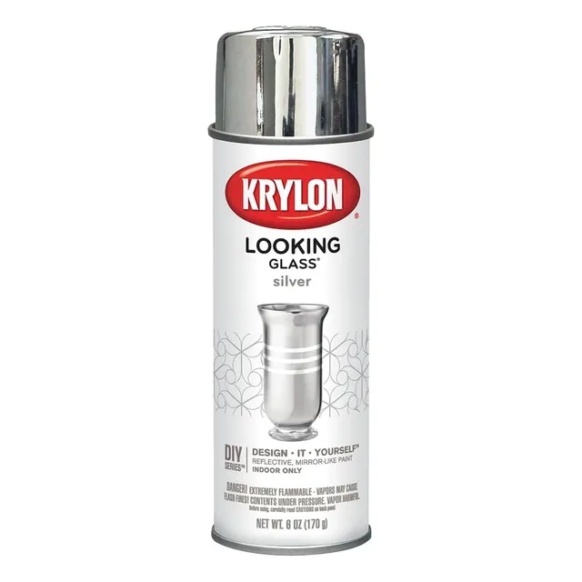 Pintura En Aerosol Krylon Looking Glass 6 Oz. Efecto Espejo