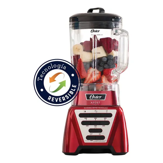 Licuadora Oster® Xpert Series Vaso Boroclass Blst3ar2g053 Color Rojo | Cuotas sin interés