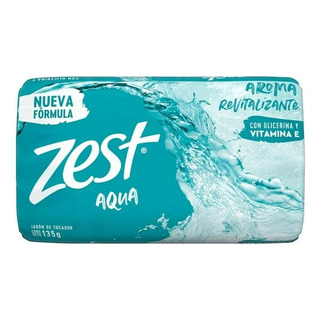 8 Pza Jabón En Barra Zest Aqua 135 G 8 Pza Jabón En Barra Zest Aqua 135 G