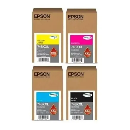 Juego De Cartuchos Negro Y Colores Epson Workforce 6090/6590