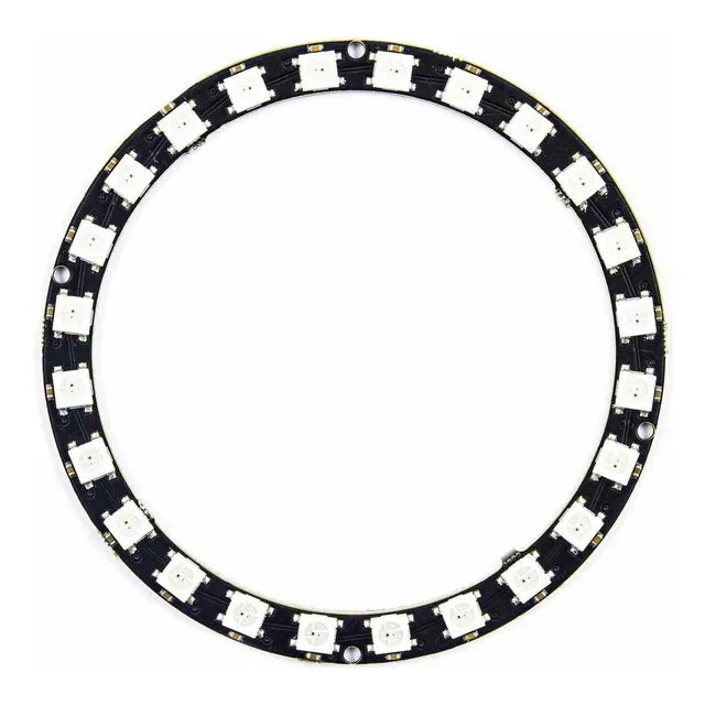 Anillo 24 Leds Rgb 5050 Ws2812 Neopixel Cjmcu Arduino Nubbeo