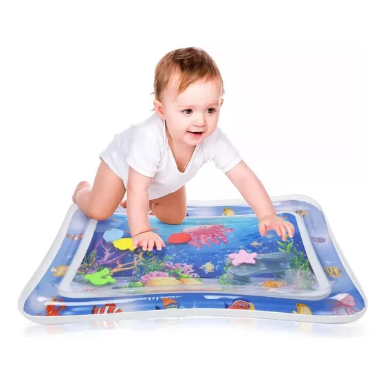 Alfombra Cama De Agua Para Bebe Sensorial Inflable Niños