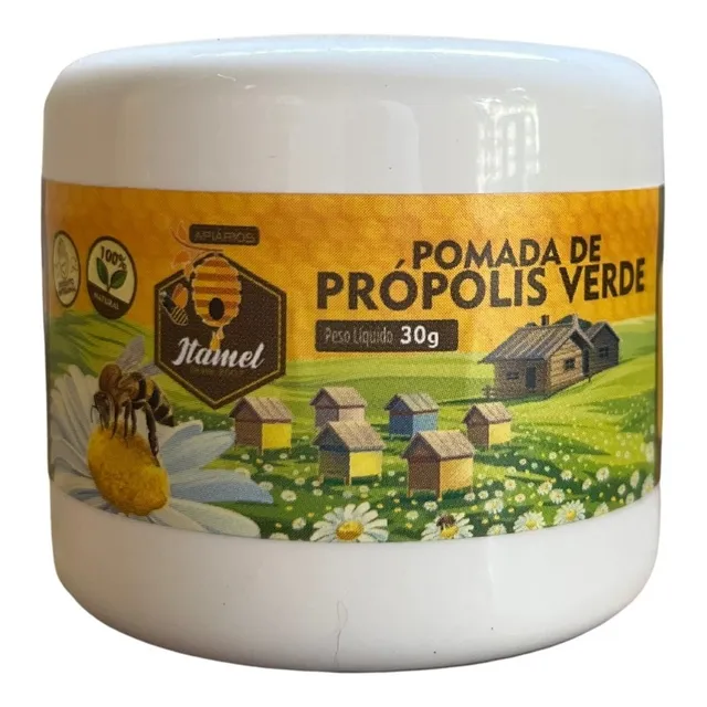Pomada De Própolis Verde E Cera De Abelha-rahadura Nos Pés