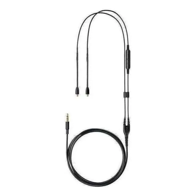 Shure Cable Con Control Remoto Y Microfono Para Se Rmce-uni Color Negro