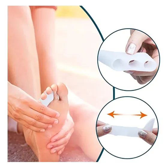 Protector De Dedos De Los Pies Cuidado Silicon Nuevos