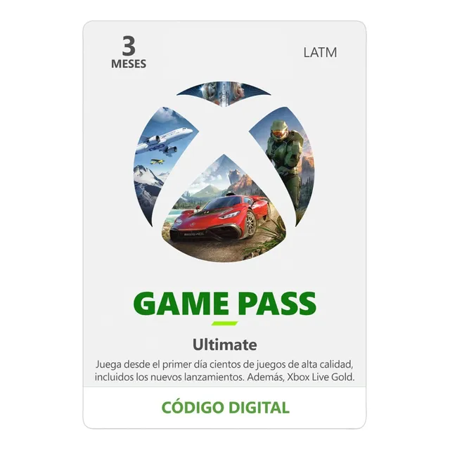 Xbox Game Pass Ultimate 3 Meses Membresia