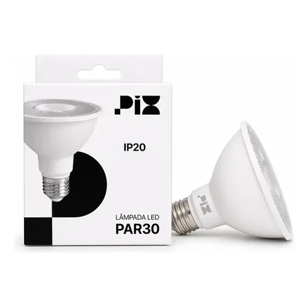 Lâmpada Led Par30 9,8w E27 Bivolt 2700k 3000k 4000k 6500k