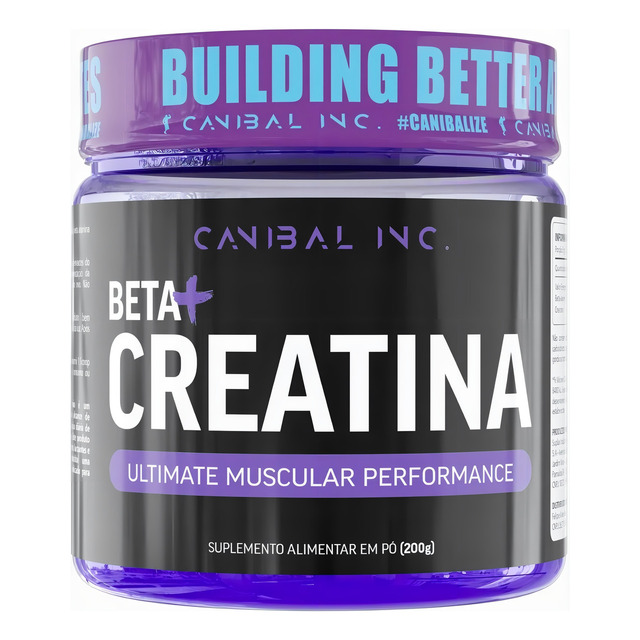 Beta+ Creatina 200g - Creatina C/ Beta Alanina - Canibal Inc Sabor Sem Sabor Beta+ Creatina 200g - Creatina C/ Beta Alanina - Canibal Inc Sabor Sem Sabor