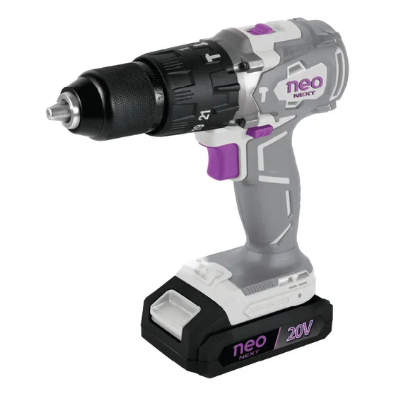 Taladro Percutor Brushless 13mm Bateria 2a