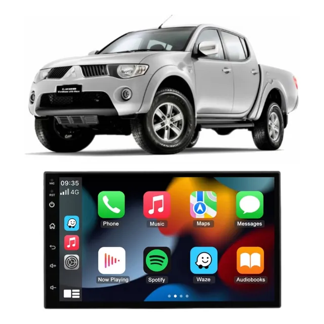 Radio Multimedia Android Mitsubishi L200 Wifi Gps C Reversa