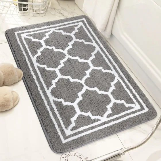 Alfombra Baño Antideslizante Microfibra Suave Lavable Agua X