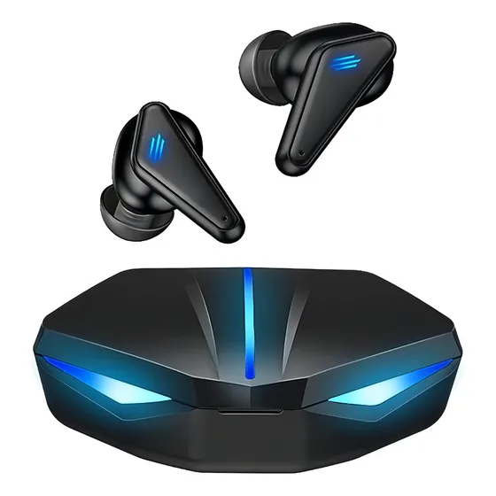 Auriculares Bluetooth Inalámbricos K55 Tws Game Color Negro
