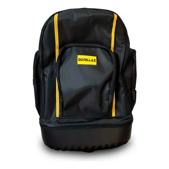 Mochila Com Rodinhas Para Materiais E Ferramentas Reforçada Cor Preto
