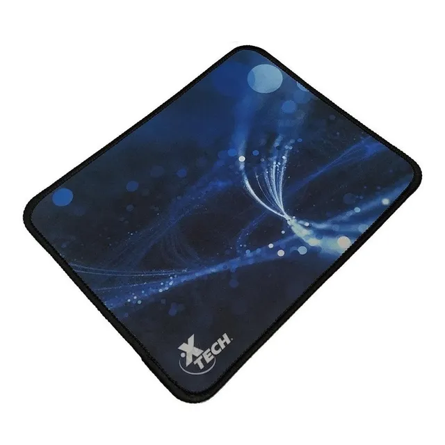 Mouse Pad gamer Xtech Voyager XTA-180 de tela 18cm x 22cm x 2mm negro/azul