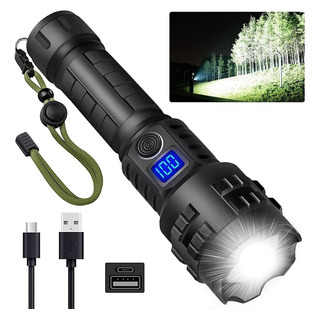 Linterna 100000 Lumen Linternas Tácticas Recargables Linterna 100000 Lumen Linternas Tácticas Recargables