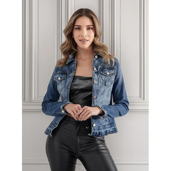 Chaqueta Para Mujer En Denim Derek