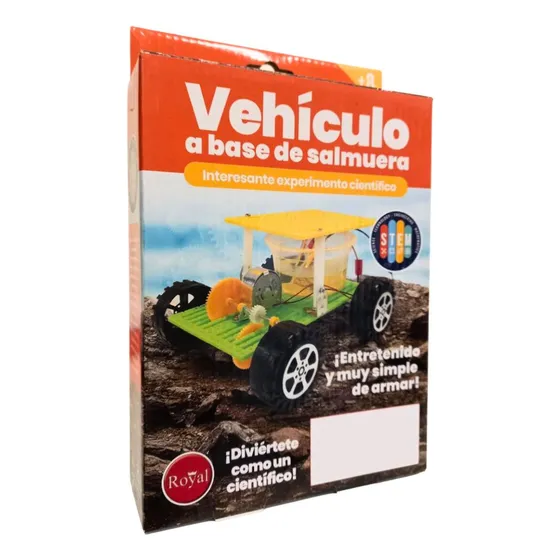 Kit Ciencia Vehiculo Armable A Base De Salmuera Royal Niños