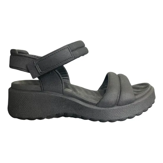 Sandalias De Goma Ojotas Mujer Verano Taco Chino Velcro
