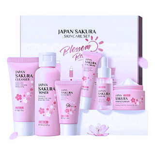 Set Cuidado Facial Japan Sakura Piel Radiante Y Joven 6pzs. Set Cuidado Facial Japan Sakura Piel Radiante Y Joven 6pzs.