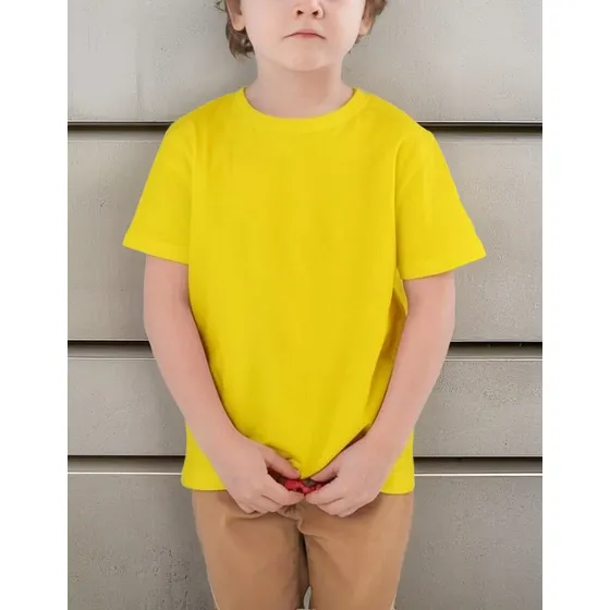 Camisetas Infantis Algodão Uniforme Escolar Varias Cores.