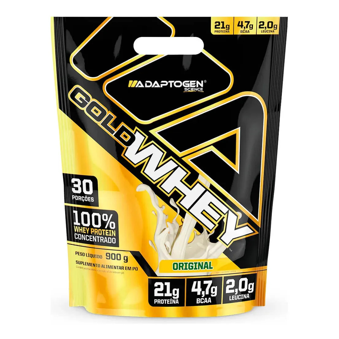 Gold Whey Sabor Original Refil 900g - Adaptogen