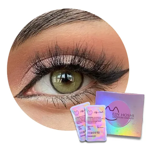 Lentes De Contato Edy Hoshi Com Grau Tóquio Cleopatra Hazel