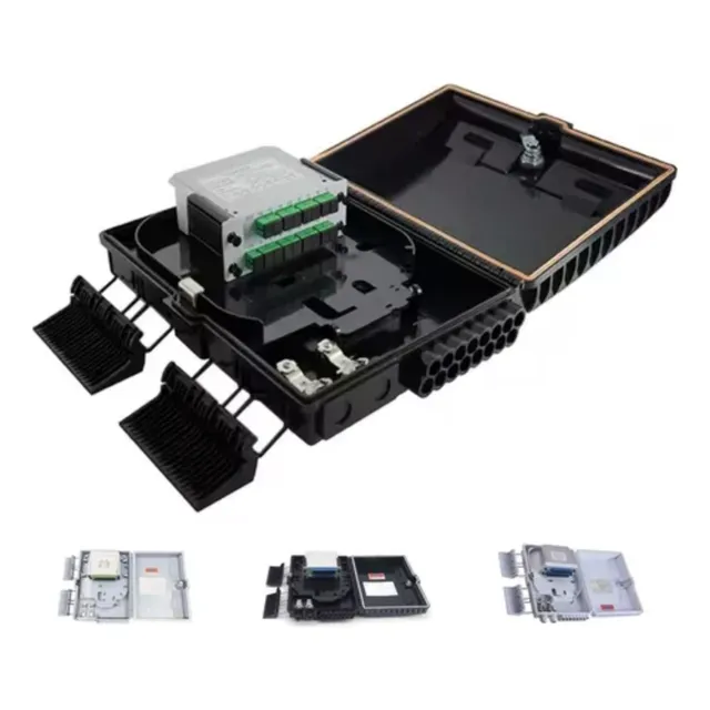 Caja De Distribución Ftth Para 16 Fibras Con Splitter Plc