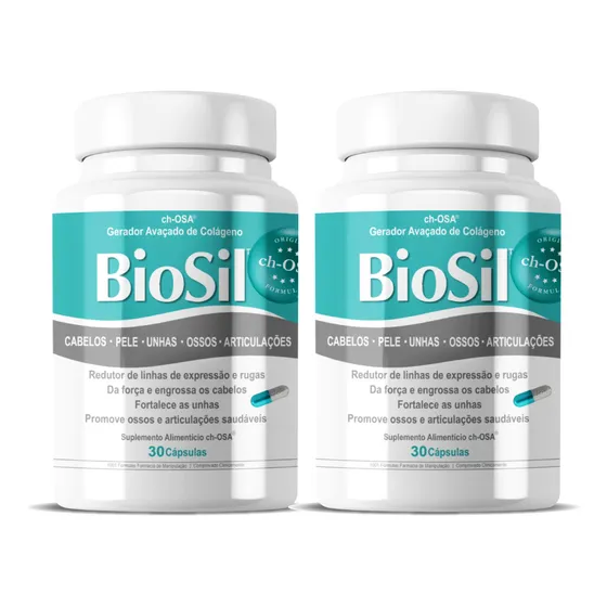 Biosil 520mg 2x30 Cápsula Silicio Orgãnico Original Infinity