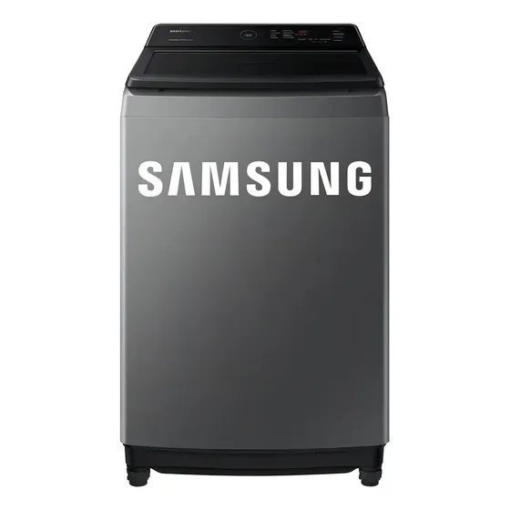 Lavadora Samsung Eco Bubble 17kg Wa17cg6441bdpe Silver Color Plateado | Cuotas sin interés