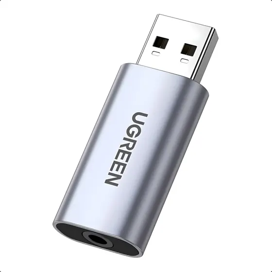 Adaptador De Audio Externo Tarjeta De Sonido Para Ps5 Ugreen