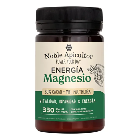 Energia Magnesio Energizante Natier Miel Cacao 330gr
