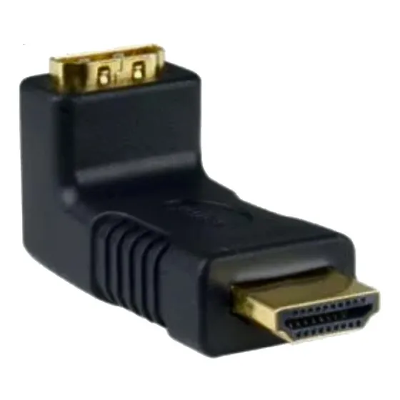 Adaptador Hdmi Macho A Hembra En Angulo Recto Hmbl-2009