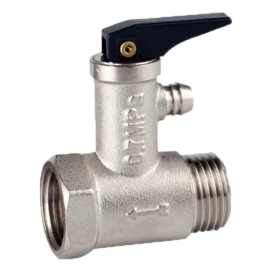 Brass Válvula Seguridad Presión Termo Eléctrico 1/2 0.7 Mpa