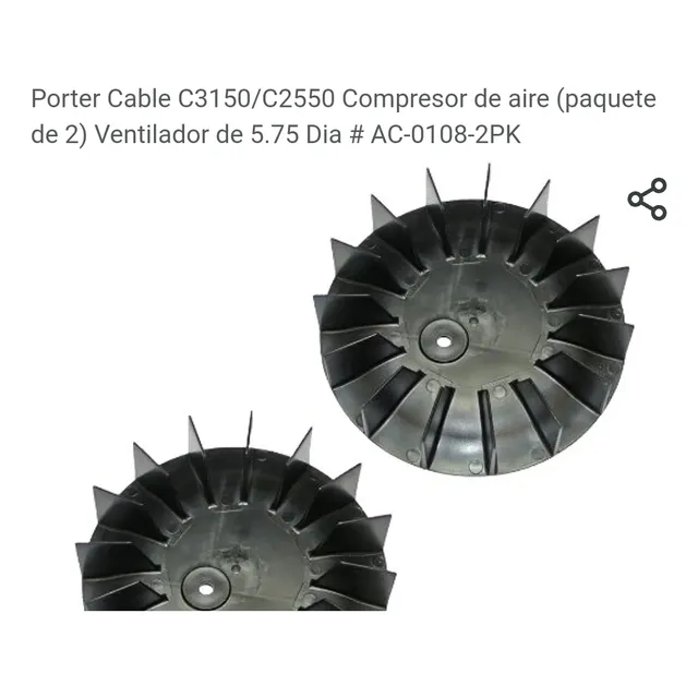 Aspa Para Compresor 