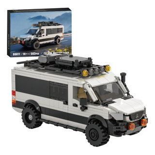 Bloques De Construcción Modelo Station Wagon Para Acampar, A Bloques De Construcción Modelo Station Wagon Para Acampar, A