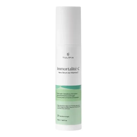 Immortalité-c Nano Sérum De Vitamina C 50ml - Tulípia Todo Tipo De Pele Dia/noite