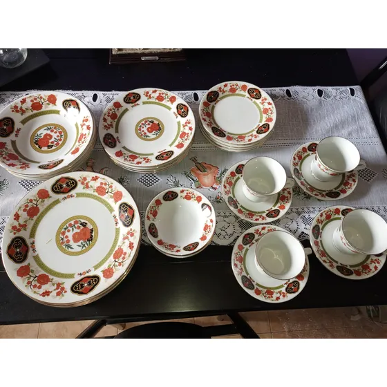 Vajilla Porcelana Marca Liling Yung Shen 4 Puestos