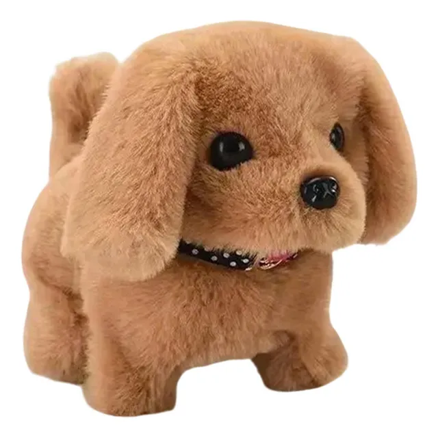 Cachorro Robot Perro De Peluche Que Camina Ladrando Lindo Pe