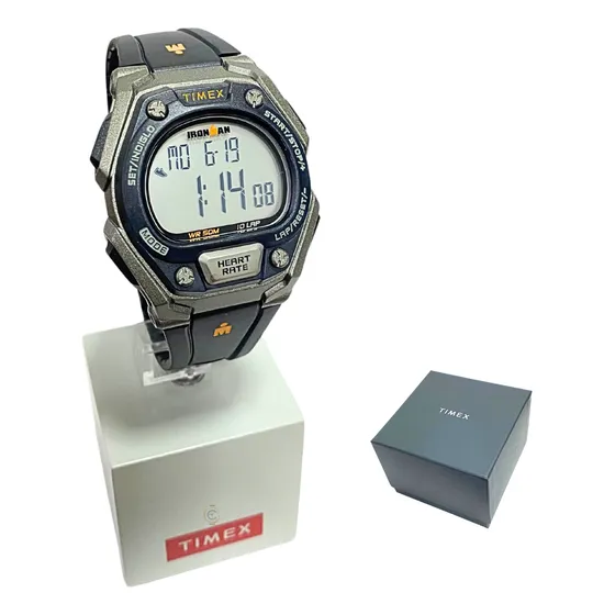 Relógio Timex Masculino Monitor Cardíaco Cinza Tw5m49400