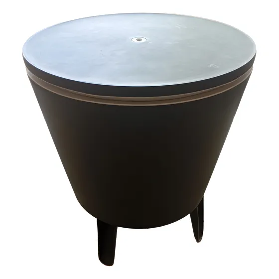 Mesa Cava Para Exteriores Con Tapa Extensible