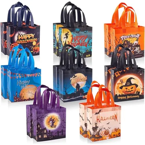16 Bolsas De Sorpresas De Halloween Niños, Bolsas De C...