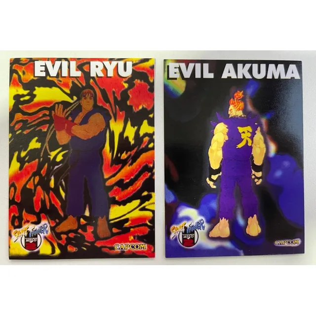 Cards Evil Ryu E Shin Akuma Street Fighter Zero 2